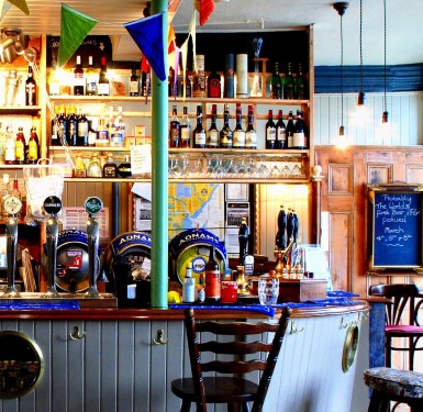 Bar Table for Lunch  at Alma Inn