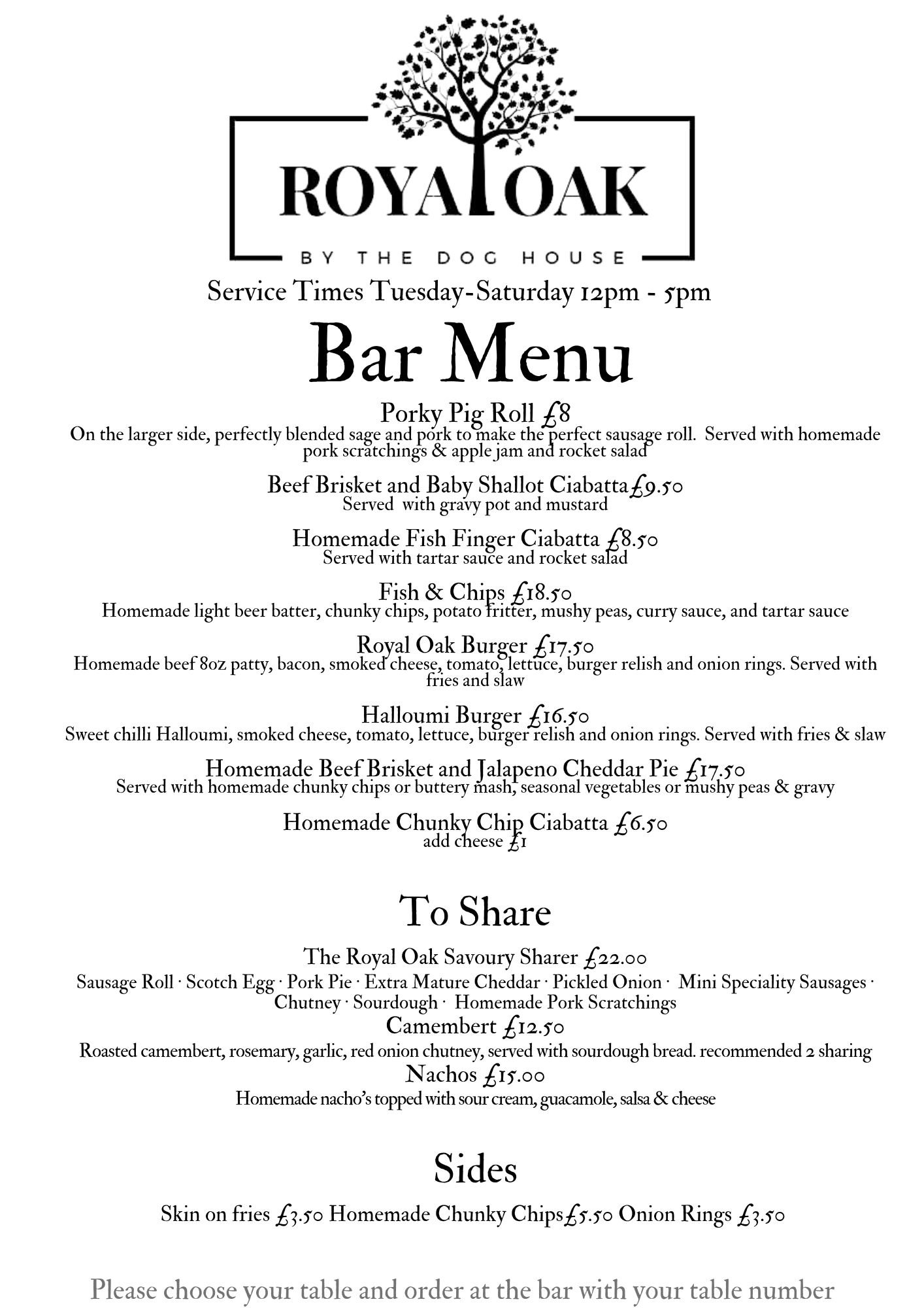 Lunch Time (week) at The Royal Oak (by The Dog House)