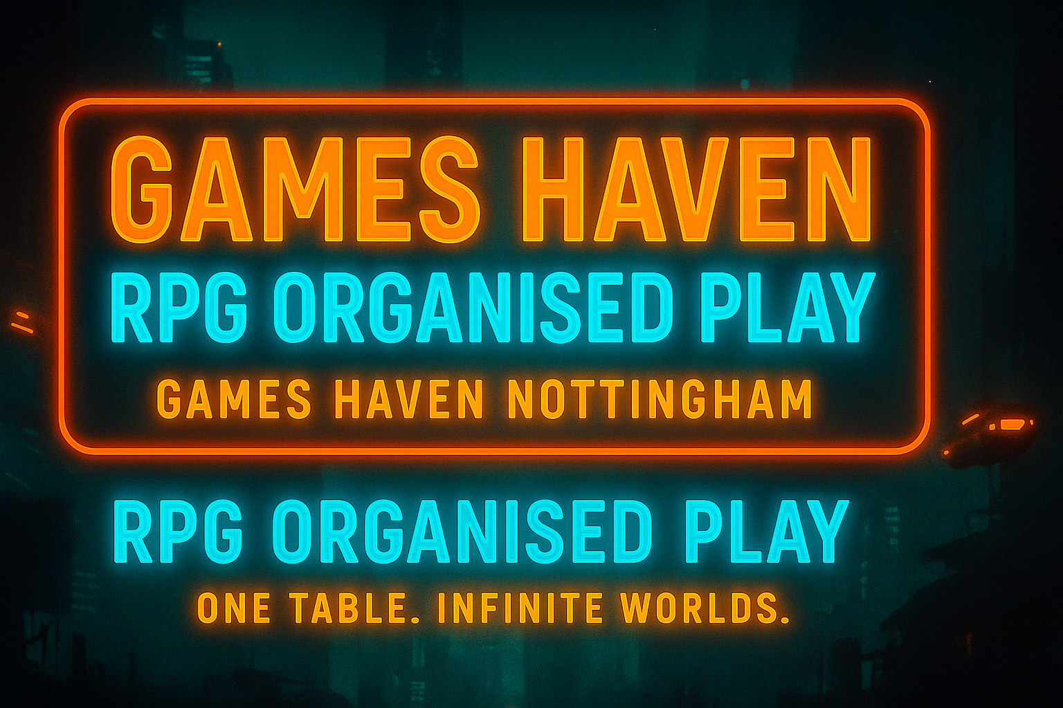RPG GM's Sessions at Games Haven