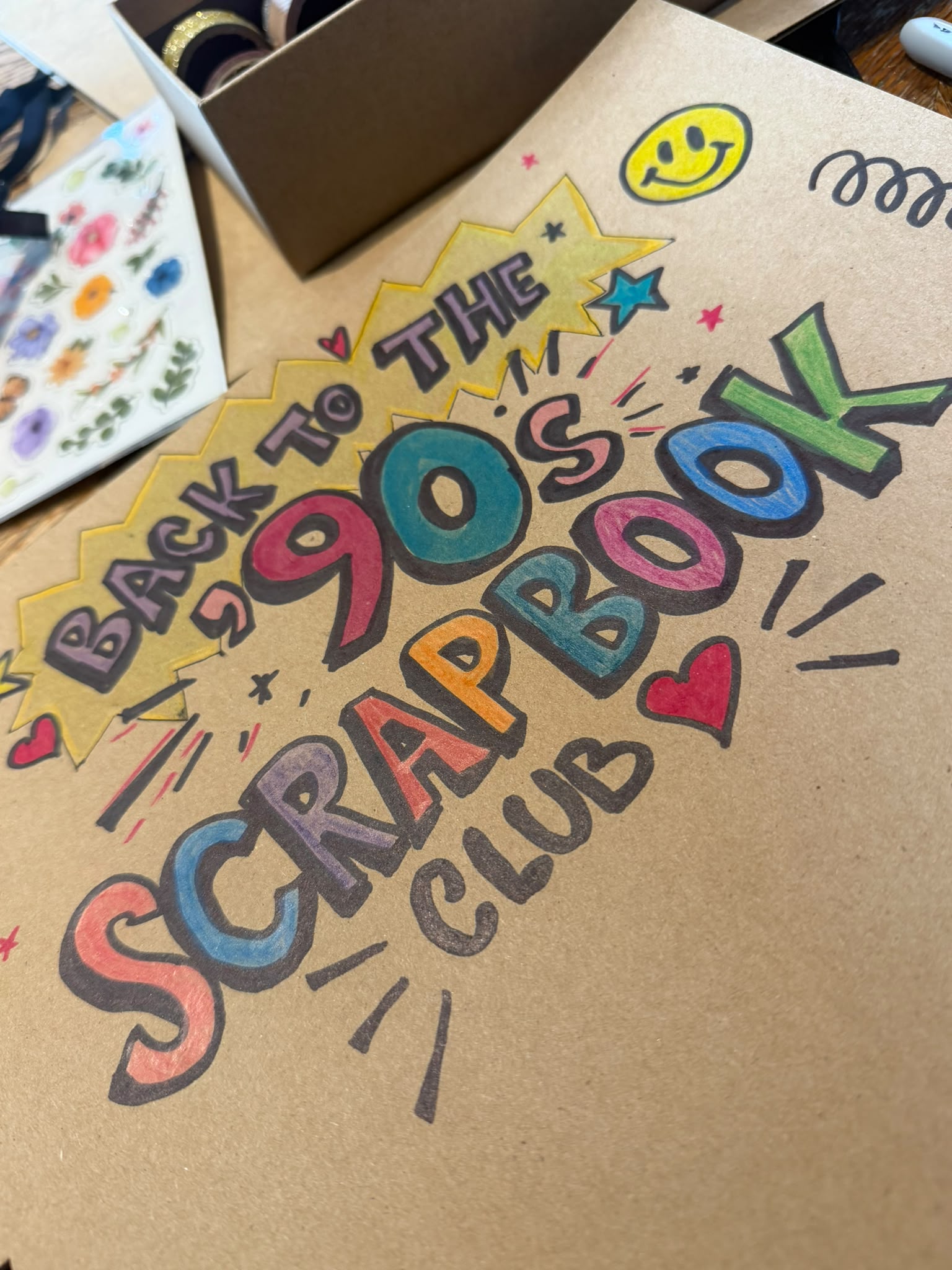 Back To The 90's Scrapbook Club at Twig & Tumble