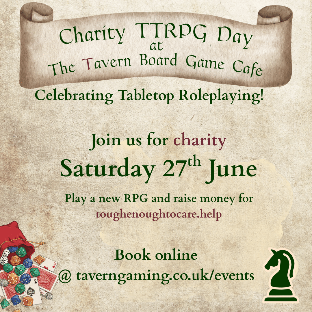 Charity TTRPG Day at Tavern Gaming