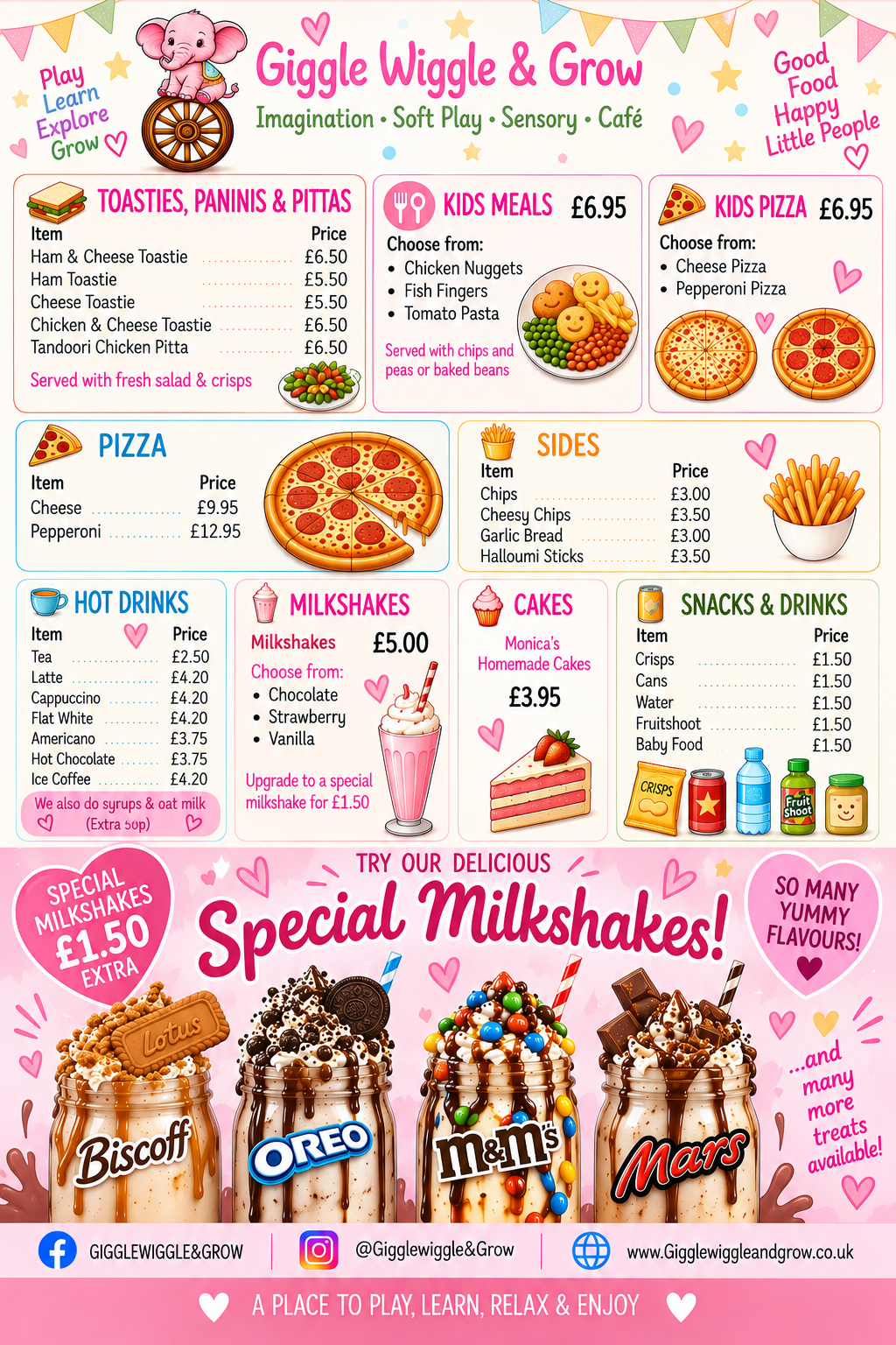 Take a look at our menu!